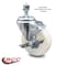 Service Caster 4 Inch Nylon Wheel Swivel 1/2 Inch Threaded Stem Caster with Brake SCC-TS20S414-NYS-TLB-121315 - alternate 1
